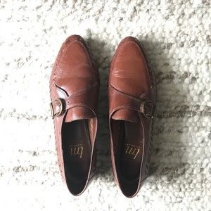 Vintage buckle loafers